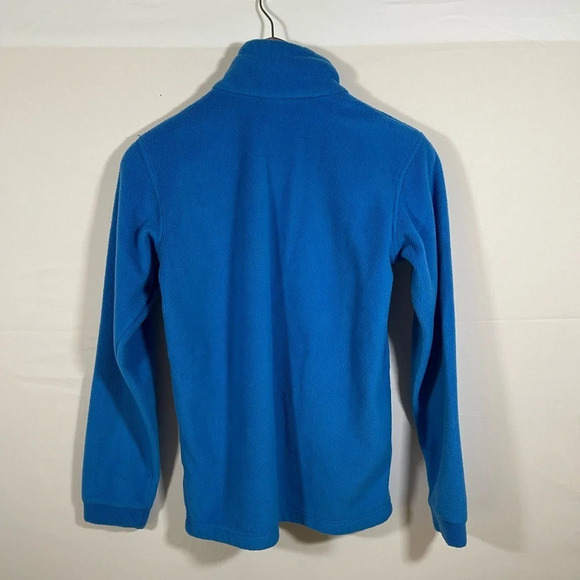 Boy’s Columbia Blue Fleece Full Zip Jacket Outdoors Casual Youth Size L (14/16) - Picture 2 of 5
